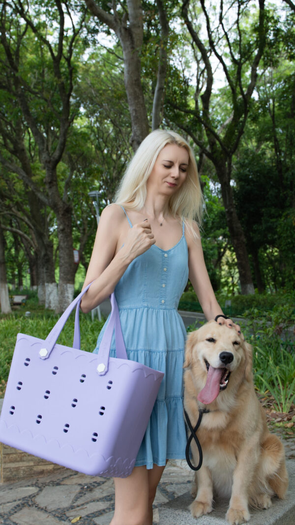 Beach Bag-Purple（Large） - Image 2