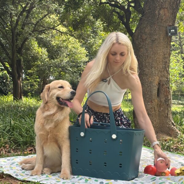 Beach Bag-Dark green（Large） - Image 2