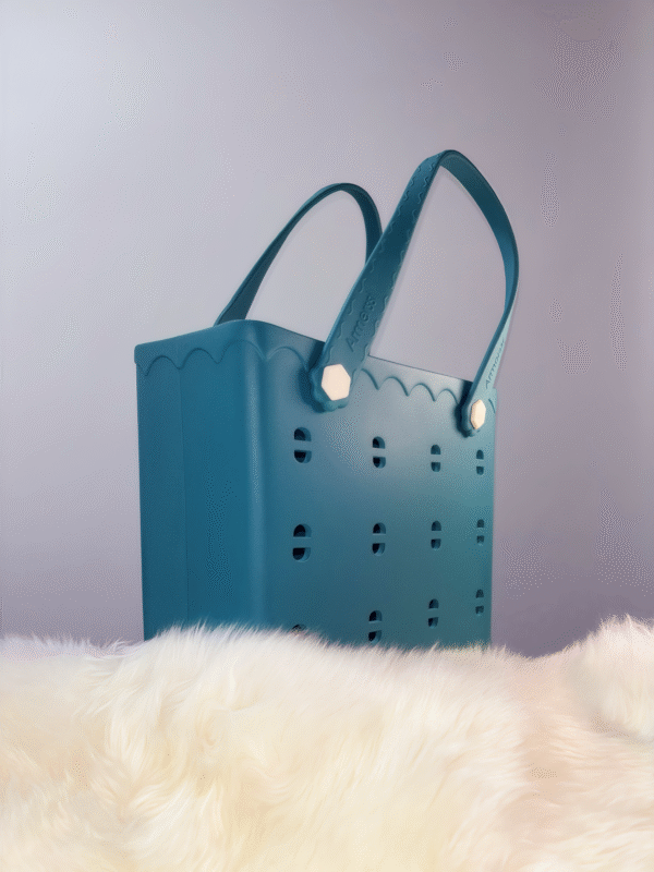 Beach Bag-Peacock Blue（Medium） - Image 2